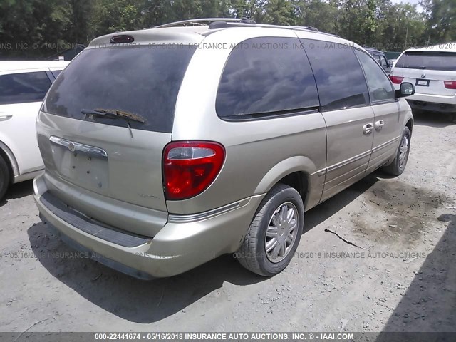 2C8GP64L05R350211 - 2005 CHRYSLER TOWN & COUNTRY LIMITED GOLD photo 4