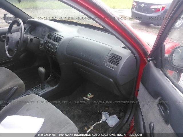 JT2AE09V5R0069129 - 1994 TOYOTA COROLLA DX RED photo 5