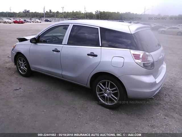 2T1KR32E57C662262 - 2007 TOYOTA COROLLA MATRIX XR SILVER photo 3