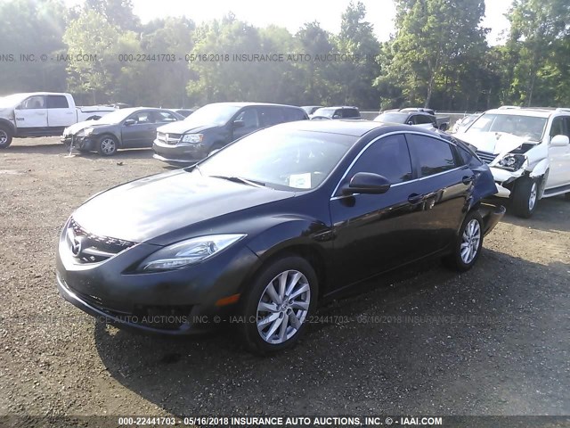 1YVHZ8DH8C5M25703 - 2012 MAZDA 6 I 黑色 照片 2