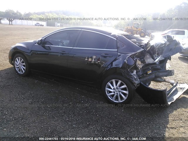 1YVHZ8DH8C5M25703 - 2012 MAZDA 6 I 黑色 照片 3