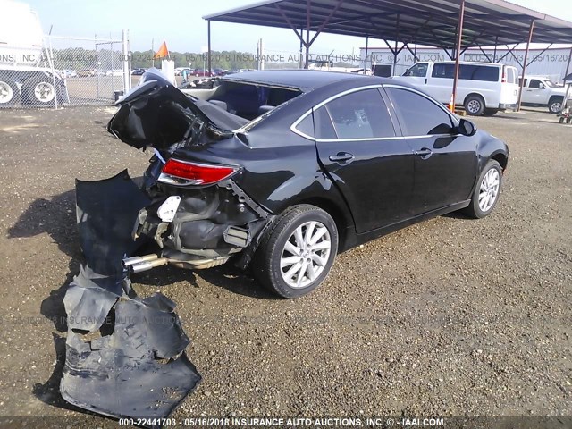 1YVHZ8DH8C5M25703 - 2012 MAZDA 6 I 黑色 照片 4