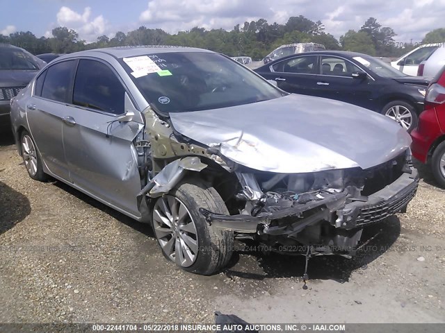 1HGCR2F85DA061759 - 2013 HONDA ACCORD EXL SILVER photo 1