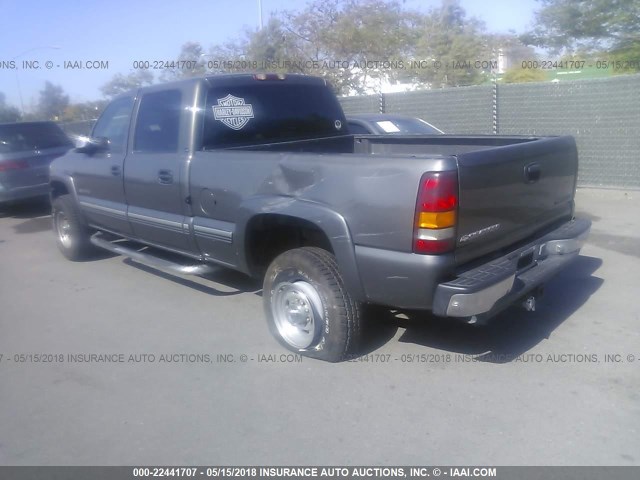 1GCHC23U31F194025 - 2001 CHEVROLET SILVERADO C2500 HEAVY DUTY GRAY photo 3