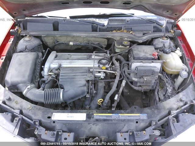1G8AN12F63Z181466 - 2003 SATURN ION LEVEL 2 RED photo 10