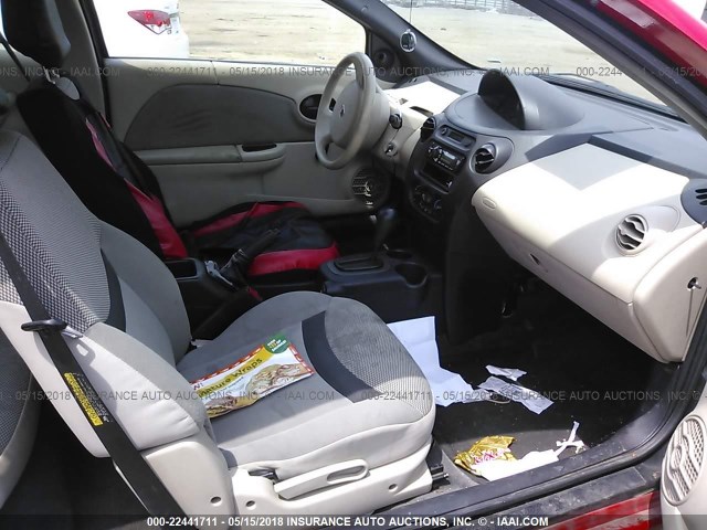 1G8AN12F63Z181466 - 2003 SATURN ION LEVEL 2 RED photo 5