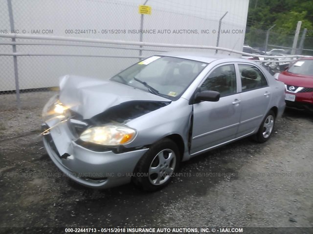 2T1BR32E27C783976 - 2007 TOYOTA COROLLA CE/LE/S SILVER photo 2