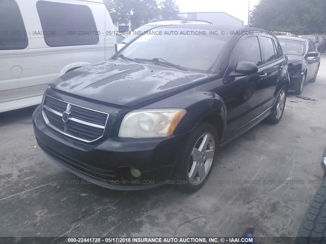 1B3HE78KX7D535859 - 2007 DODGE CALIBER R/T BLACK photo 2