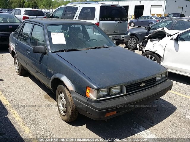 1Y1SK1943FZ116145 - 1985 CHEVROLET NOVA BLUE photo 1