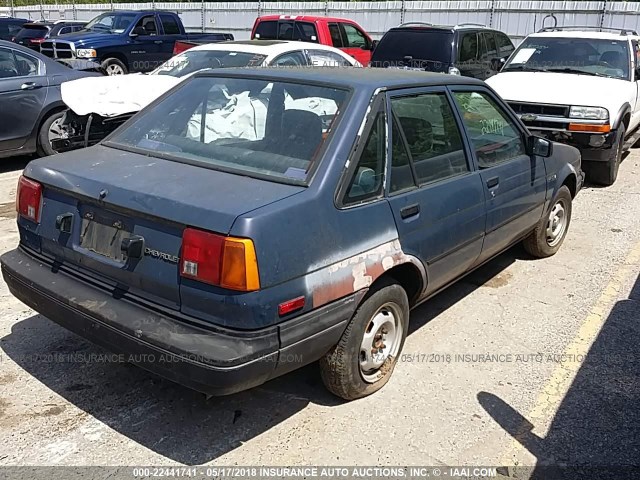 1Y1SK1943FZ116145 - 1985 CHEVROLET NOVA BLUE photo 4