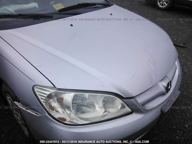 2HGES16394H611624 - 2004 HONDA CIVIC DX VP Boz foto 6