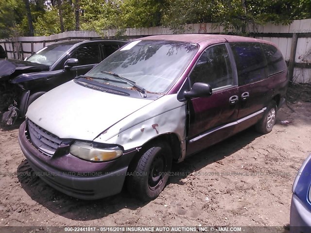 2P4GP2430WR759610 - 1998 PLYMOUTH GRAND VOYAGER  PURPLE photo 2