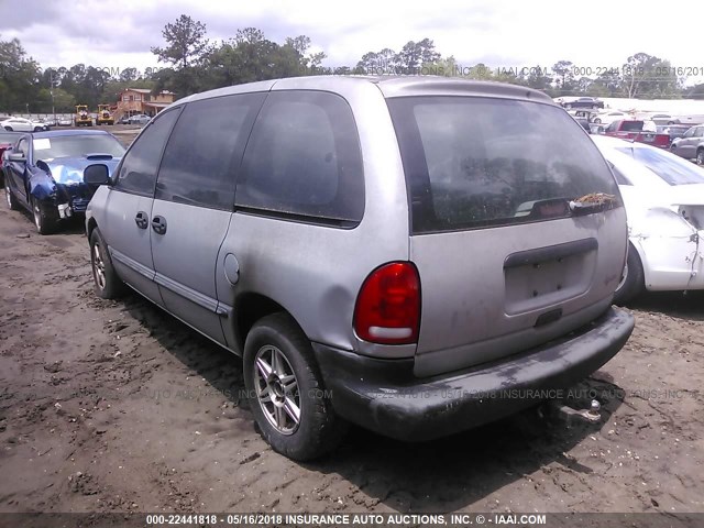 2P4FP2535XR356590 - 1999 PLYMOUTH VOYAGER SILVER photo 3