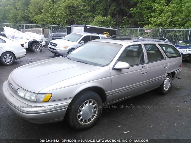 1FALP5845SA131988 - 1995 FORD TAURUS LX Champagne photo 2