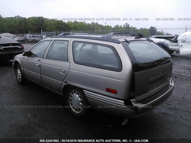 1FALP5845SA131988 - 1995 FORD TAURUS LX Champagne photo 3