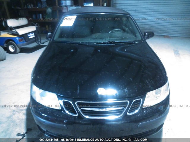 YS3FH71U376104642 - 2007 SAAB 9-3 AERO BLACK photo 6