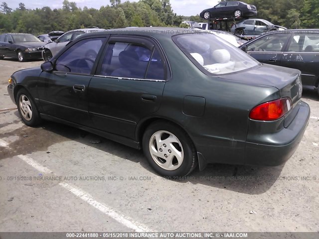 2T1BR12E4YC286983 - 2000 TOYOTA COROLLA VE/CE/LE 绿色 照片 3