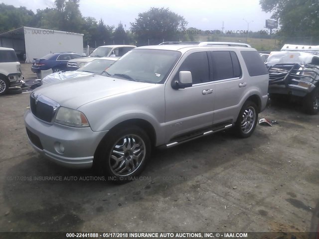 5LMEU68H24ZJ41024 - 2004 LINCOLN AVIATOR TAN photo 2