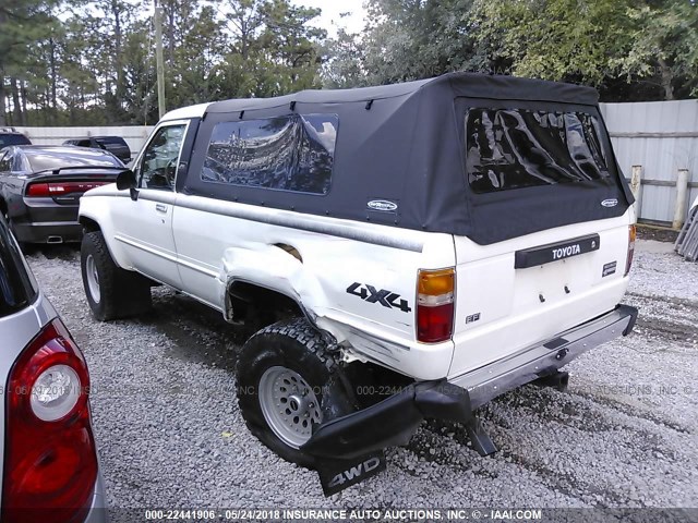 JT4RN62D3K0241999 - 1989 TOYOTA 4RUNNER RN60 WHITE photo 3