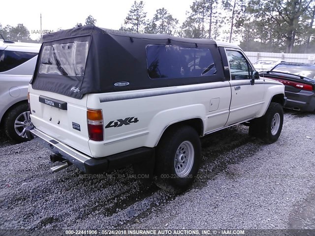 JT4RN62D3K0241999 - 1989 TOYOTA 4RUNNER RN60 WHITE photo 4