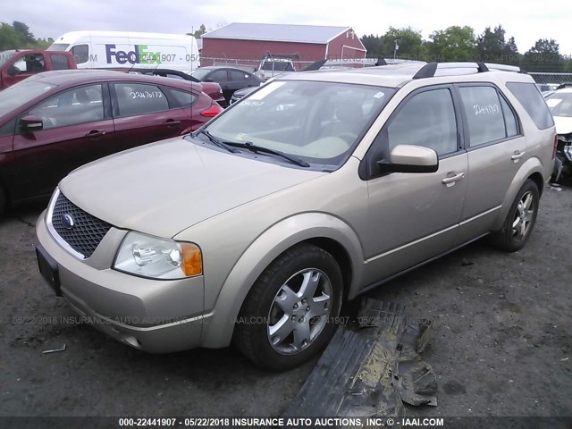 1FMDK06107GA20225 - 2007 FORD FREESTYLE LIMITED GOLD photo 2