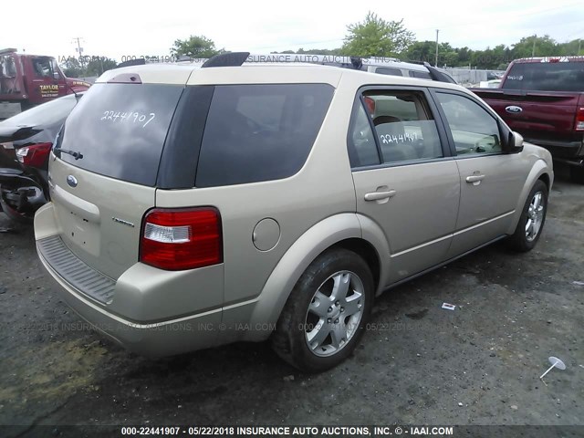 1FMDK06107GA20225 - 2007 FORD FREESTYLE LIMITED GOLD photo 4