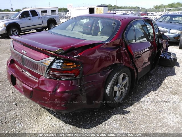 1G2HY52K234170112 - 2003 PONTIAC BONNEVILLE SLE MAROON photo 4