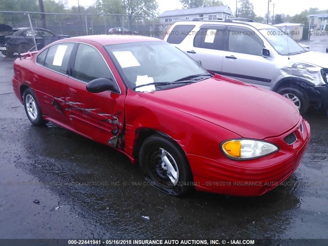 1G2NF52F02C136864 - 2002 PONTIAC GRAND AM SE1 RED photo 1