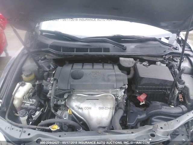 4T1BF3EKXBU665742 - 2011 TOYOTA CAMRY SE/LE/XLE GRAY photo 10