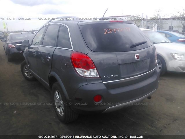 3GSCL33P48S721168 - 2008 SATURN VUE XE GRAY photo 3