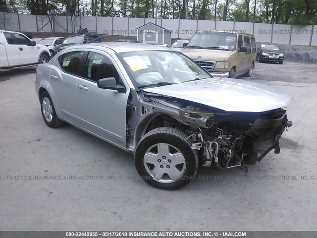 1B3LC46B19N525994 - 2009 DODGE AVENGER SE/SXT SILVER photo 1