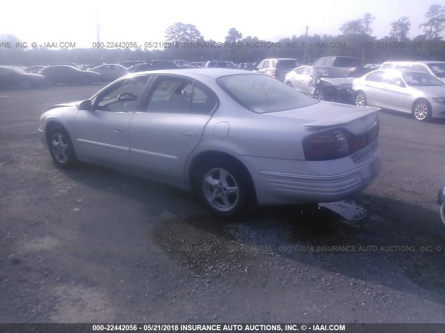 1G2HX54K914262184 - 2001 PONTIAC BONNEVILLE SE GRAY photo 3