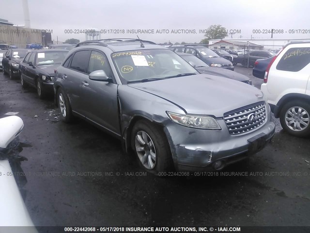 JNRAS08W54X214146 - 2004 INFINITI FX35 GRAY photo 1