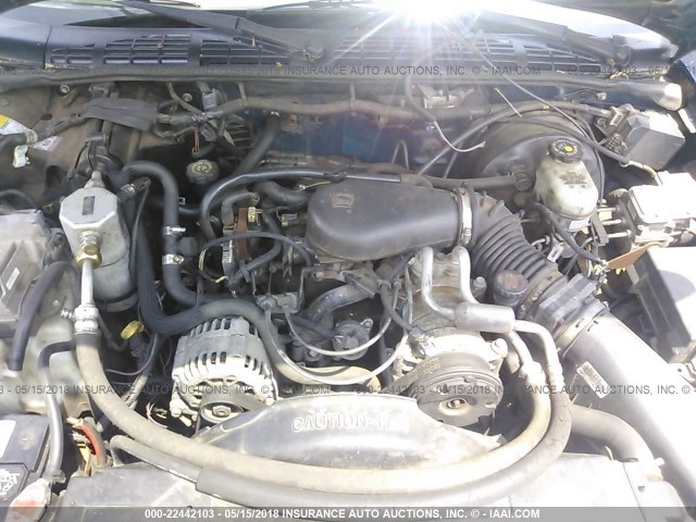 1GKCS18W11K138064 - 2001 GMC JIMMY BLUE photo 10