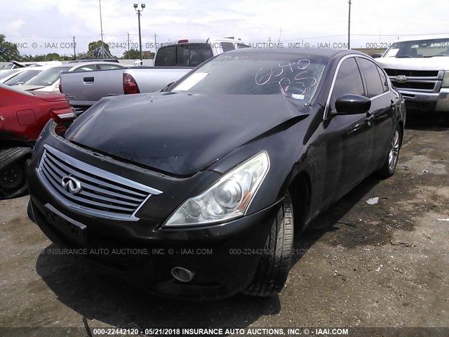 JN1CV6APXCM932719 - 2012 INFINITI G37 SPORT BLACK photo 2