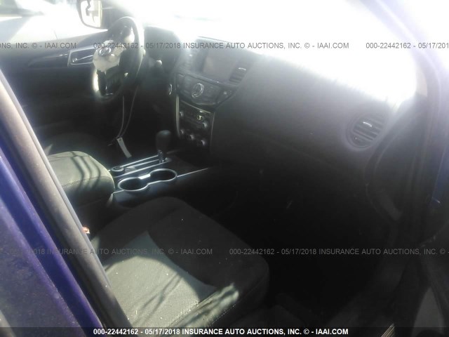 5N1DR2MM7HC681943 - 2017 NISSAN PATHFINDER S/SV/SL/PLATINUM 蓝色 照片 5