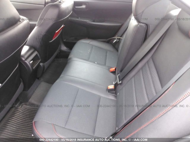 4T1BF1FK1GU596546 - 2016 TOYOTA CAMRY LE/XLE/SE/XSE წითელი ფოტო 8