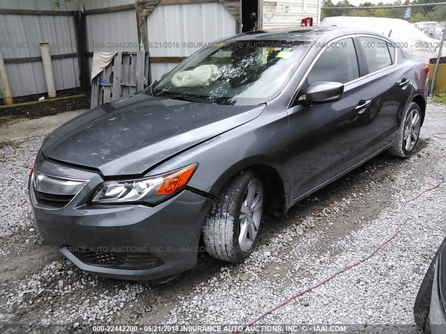 19VDE1F39EE012844 - 2014 ACURA ILX 20 GRAY photo 2