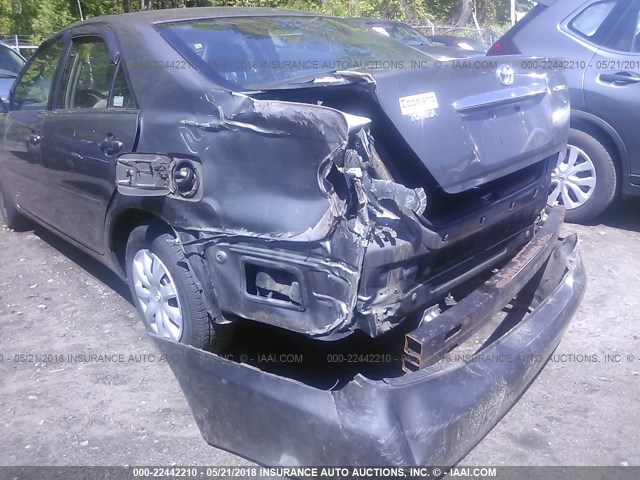 4T1BE32K05U608459 - 2005 TOYOTA CAMRY LE/XLE/SE GRAY photo 6