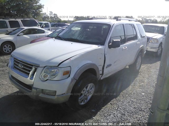 1FMEU64E66UB01463 - 2006 FORD EXPLORER EDDIE BAUER WHITE photo 6