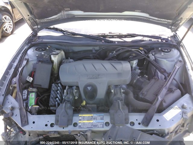 2G2WP552071191340 - 2007 PONTIAC GRAND PRIX GRAY photo 10