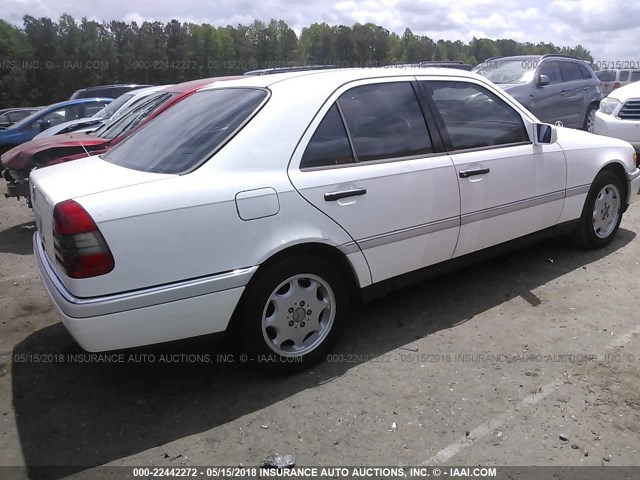 WDBHA28EXVF511701 - 1997 MERCEDES-BENZ C 280 WHITE photo 4