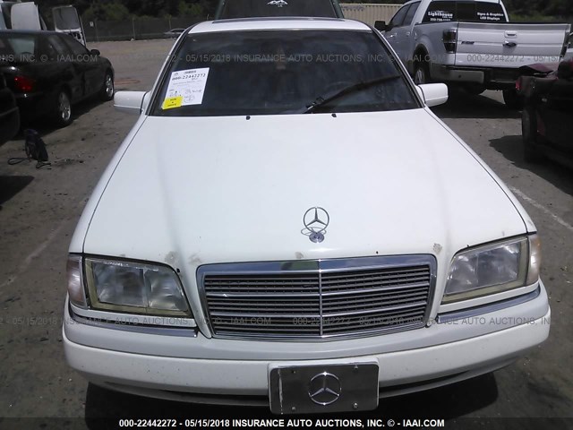 WDBHA28EXVF511701 - 1997 MERCEDES-BENZ C 280 WHITE photo 6