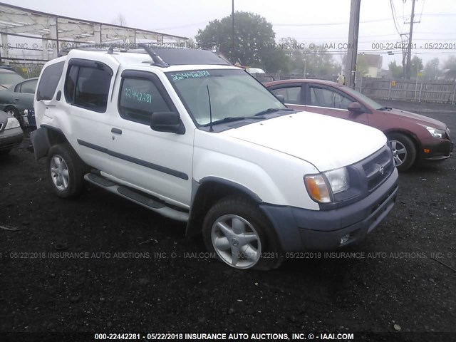 5N1ED28Y4YC561291 - 2000 NISSAN XTERRA XE/SE WHITE photo 1