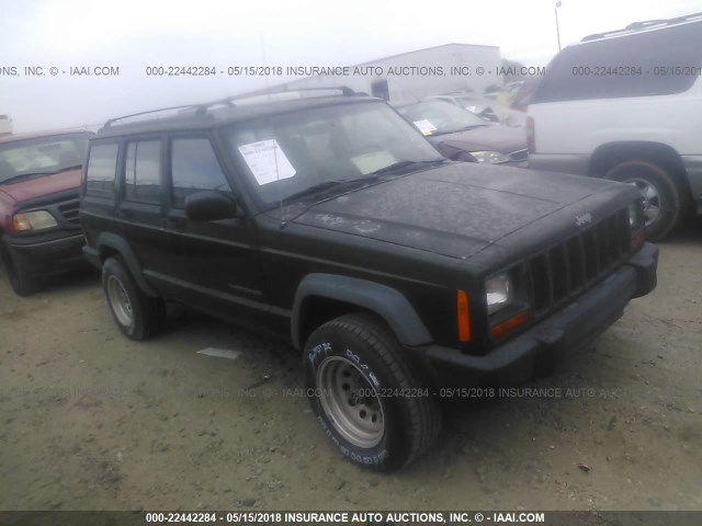 1J4FT28P9WL130200 - 1998 JEEP CHEROKEE SE GREEN photo 1