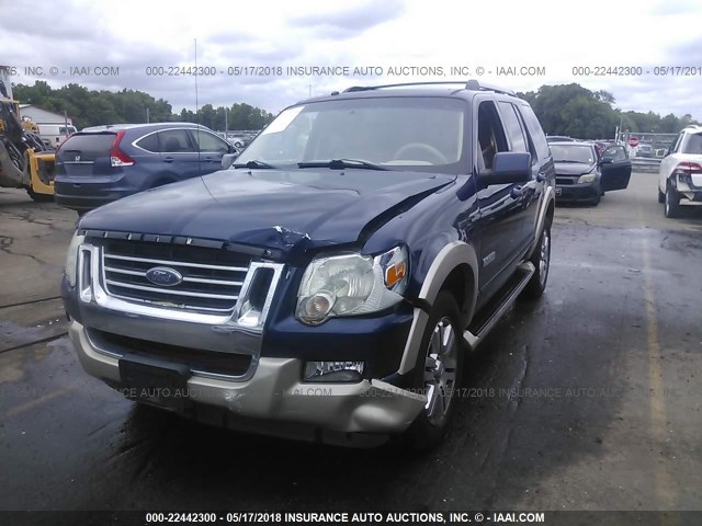 1FMEU64E26UB43273 - 2006 FORD EXPLORER EDDIE BAUER BLUE photo 6