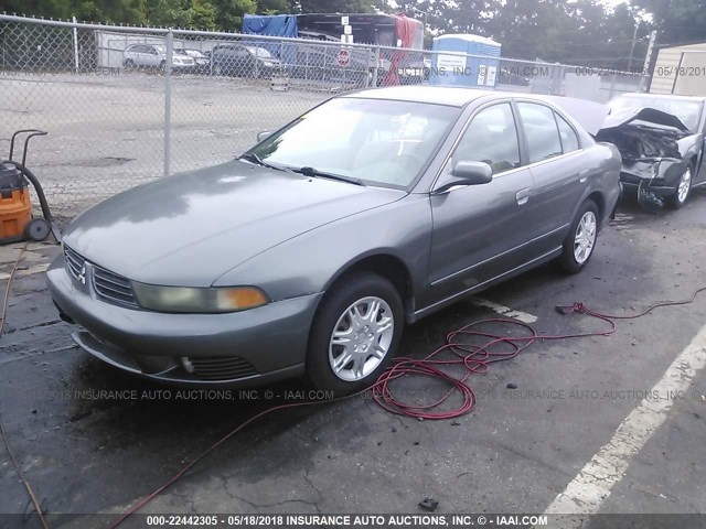 4A3AA46G33E149777 - 2003 MITSUBISHI GALANT ES/LS GRAY photo 2