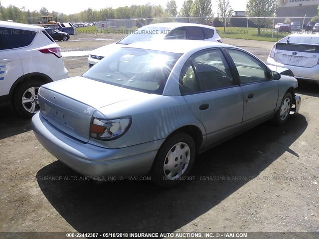 1G8ZH528X2Z307359 - 2002 SATURN SL1 GRAY photo 4