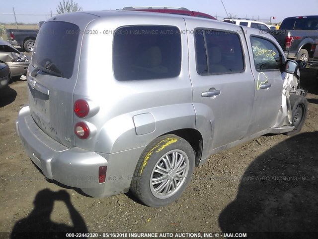 3GNDA13D46S596063 - 2006 CHEVROLET HHR LS SILVER photo 4