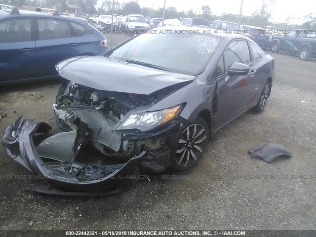 2HGFG3B01EH526730 - 2014 HONDA CIVIC EXL Gümüş foto 2